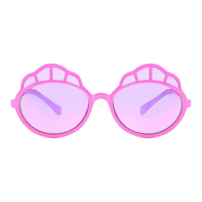 Disney Princess TR90 Irregular Shape Sunglasses Kids' Plum Red Purple-1