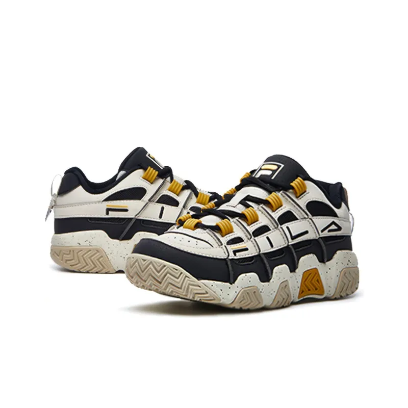 FILA Barricade White/Black Women's-3