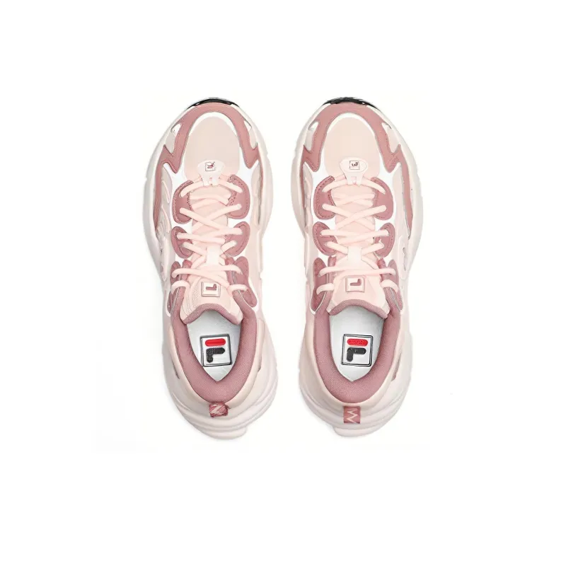 FILA Keppler Cushioning Anti Slip And Wear Resistant Low Top Casual Shoes Women's Pink-2