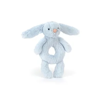 JELLYCAT Bunny Collection Bashful Blue Rabbit Bell Dolls Plush Doll 18CM High