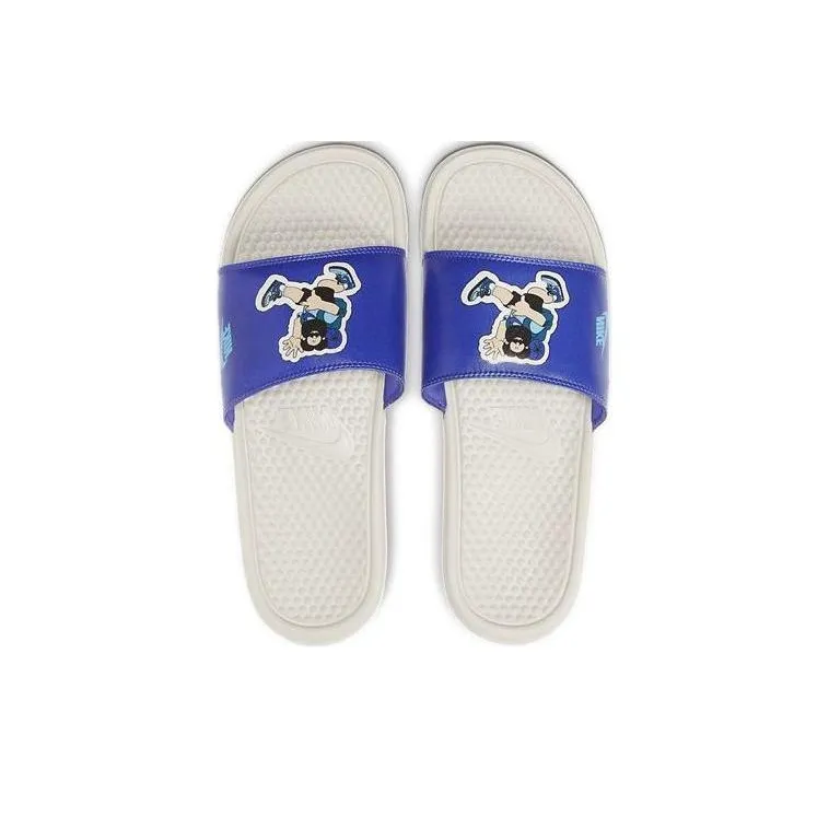 Nike Benassi Jdi Print Slide 'Hiker Cartoon Light Bone'-2