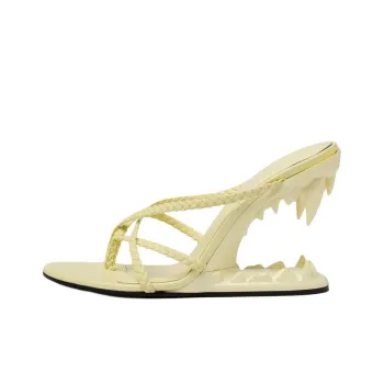 GCDS Morso 110mm Leather Thong Sandals