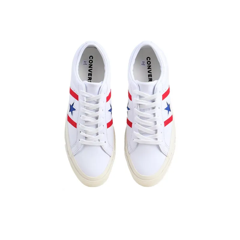 Converse One Star Academy Low 'White Blue Red'-3