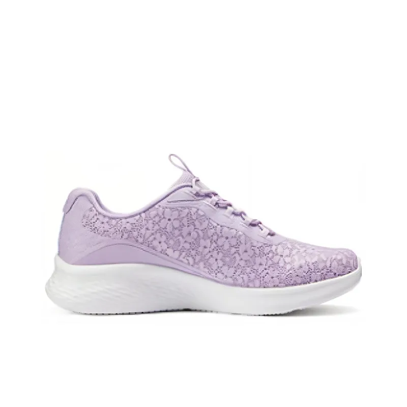 Skechers Sport Cushioning, Wear Resistant Low Top Running Shoes Women's Purple-1