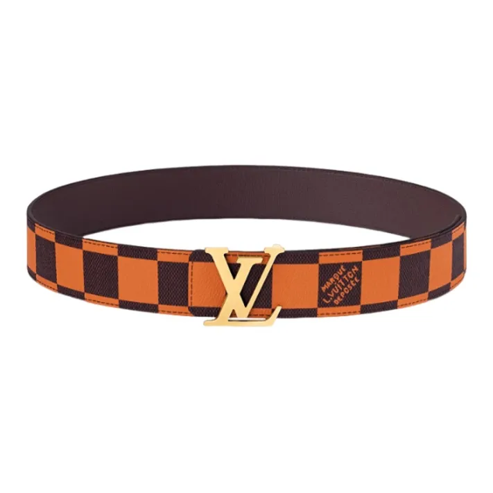 LOUIS VUITTON Lv Initiales 40mm Reversible Belt Damier Pop-0