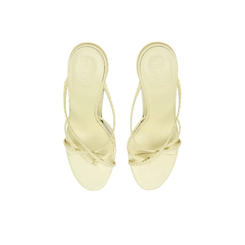 GCDS Morso 110mm Leather Thong Sandals-2