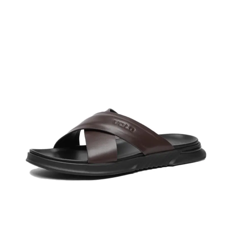 VOLO Sandal Slide Slippers Men's Black-5
