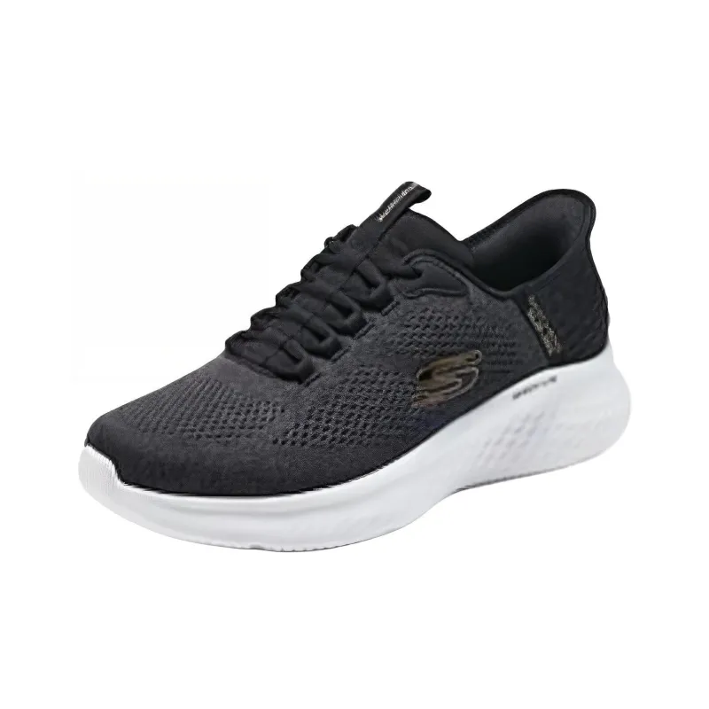 Skechers Skech Lite Pro Cushioning Anti Slip And Wear Resistant Low Top Running Shoes Men's Gray-2