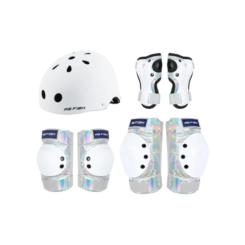 AS FISH Roller Skating Protective Gears-16