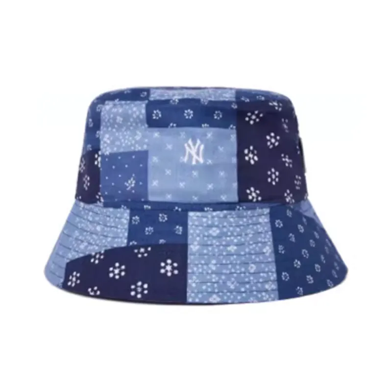 New Era Cotton Polyester Bucket Hats Unisex Blue-2