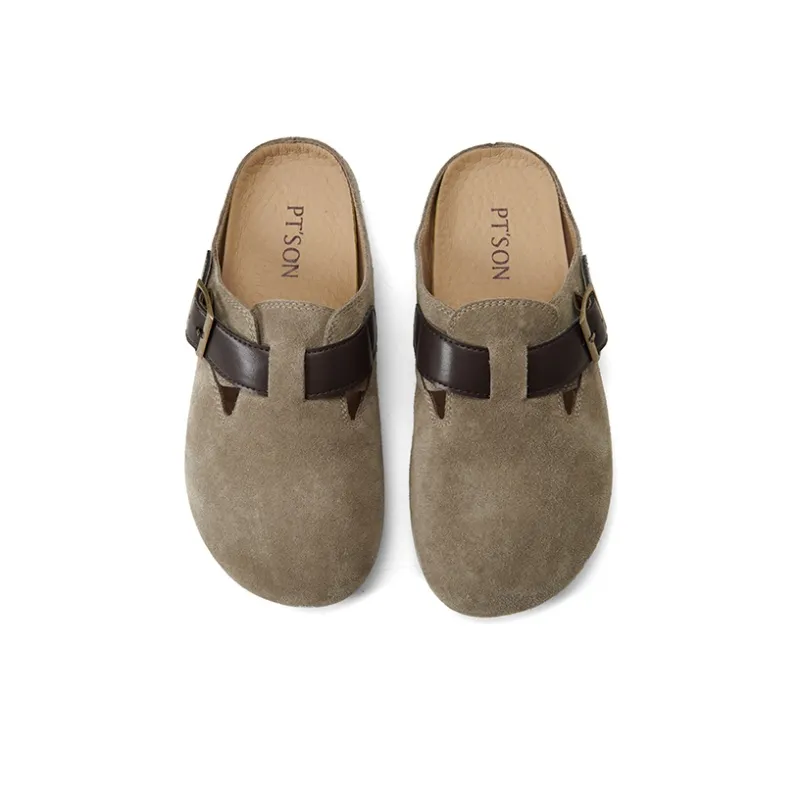PT'SON Closed Toe Slippers 1.3cm Women's-13