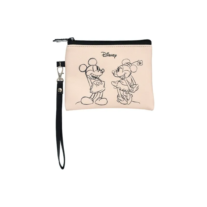Disney PU Handbag Makeup Bag Toiletry Bag Regular Unisex Pink-3
