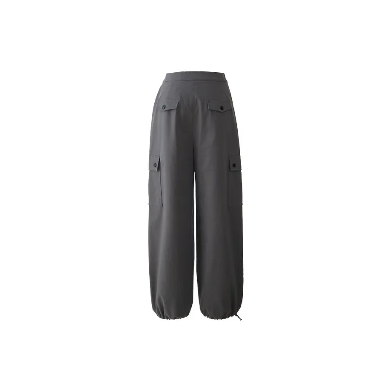 YALIDA Cargo Pants Women's Gray-1