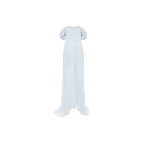 ERMANNO SCERVINO Silk Plissé Maxi Dress