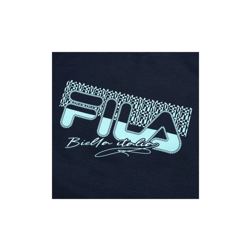 FILA T Shirts Women's Dense Ink Blue-2
