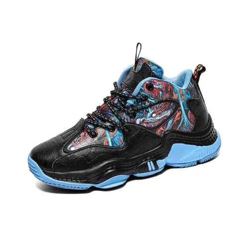 Moffett Cushioning Wear-Resistant Mid-Top Basketball Shoes Men's