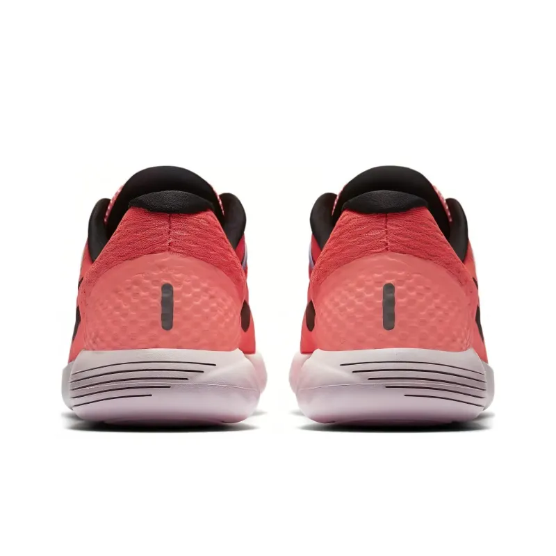 Nike Lunarglide 8 Slip Resistant Low Top Running Shoes Women's Red Black-3
