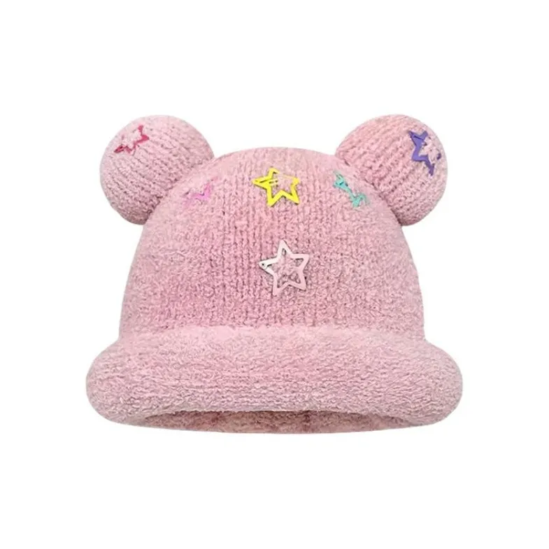 Starbucks Polyester Beanies Unisex Rose Red/Blue/Beige/Pink/Gray/Black/Purple/Khaki/Yellow/Coffee/Navy Blue-3