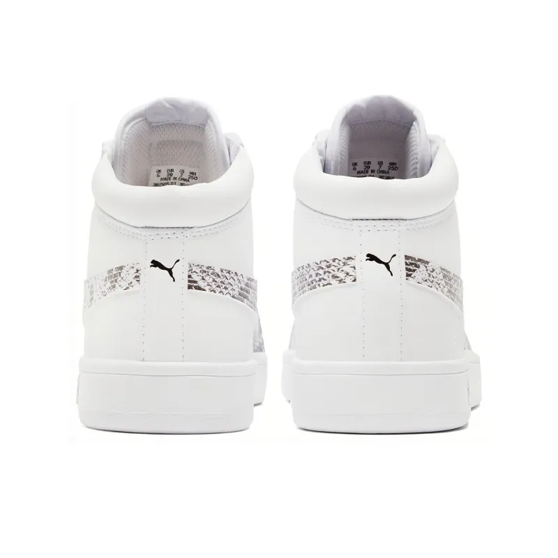 PUMA Court Legend Mid Casual Shoes White Women's-4