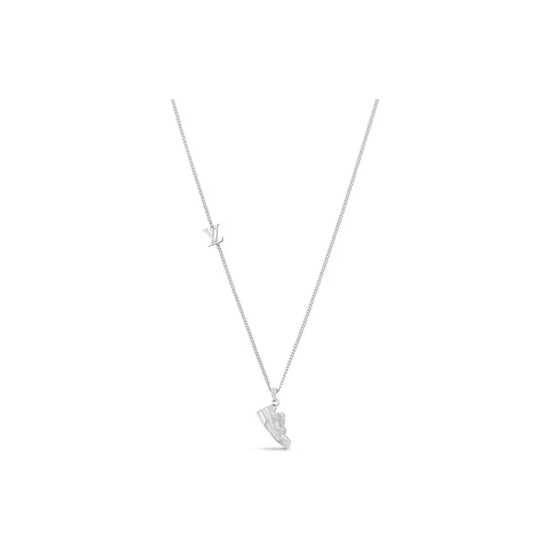 LOUIS VUITTON Brass Necklaces Men's Silver-0