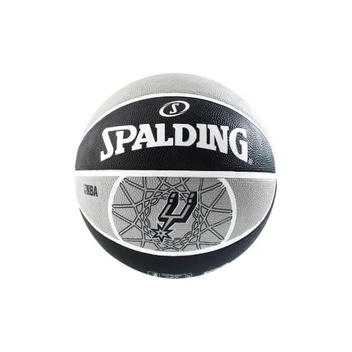 SPALDING Rubber Basketball Black Gray Size 7 Training Unisex