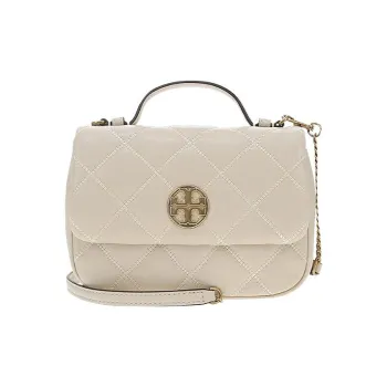 TORY BURCH TB Willa Goatskin Shoulder Bag Crossbody Bag Handbag Women's Cheese White