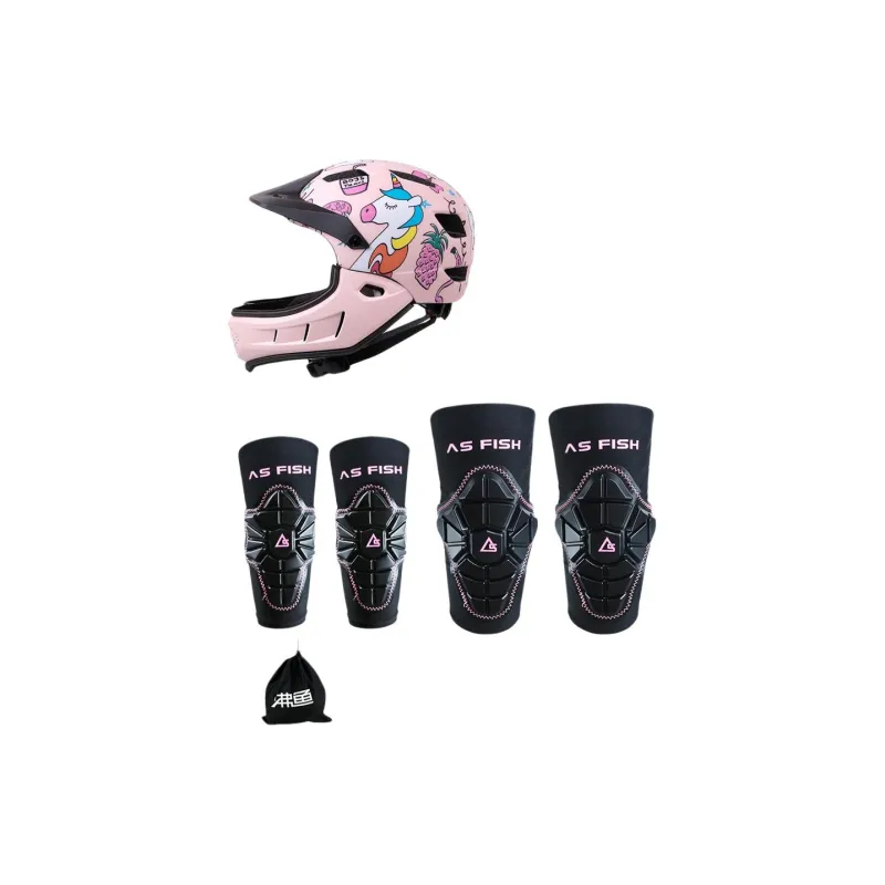 AS FISH Roller Skating Protective Gears-37