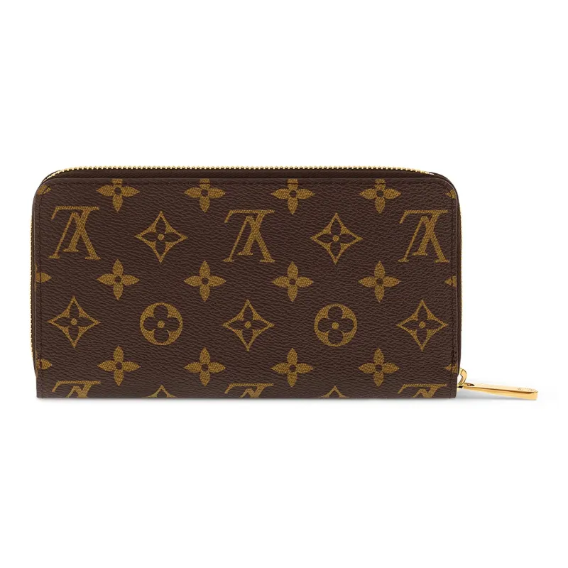 LOUIS VUITTON Zippy Wallet Monogram Brown-2