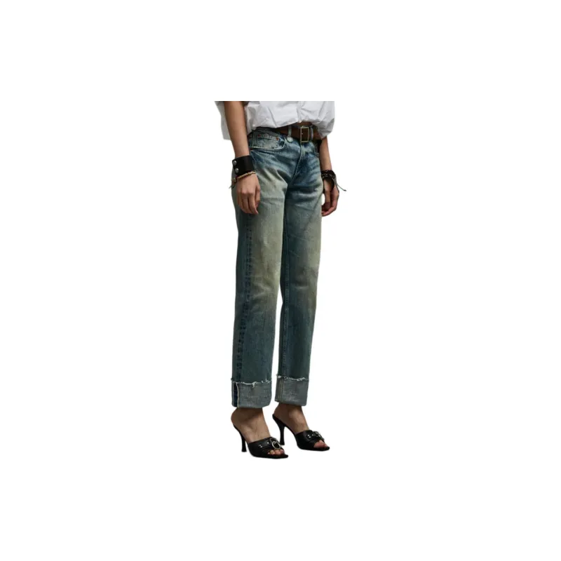 R13 SS24 Jeans Women's Roslin Blue-2