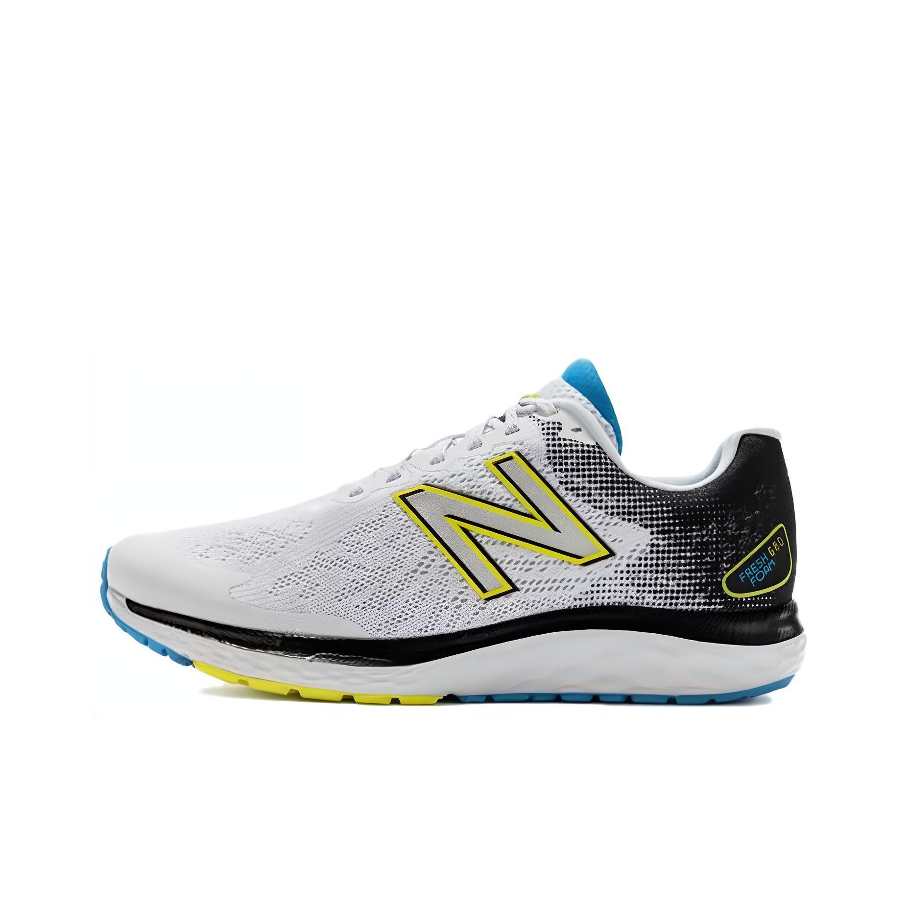 New Balance NB 608 Anti Slip Wear Resistant Low Top Casual Running Shoes Men s White Black Yellow