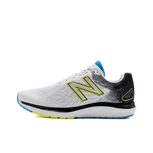 New Balance NB 608 Running Shoes Men Low-Top White/Black Yellow