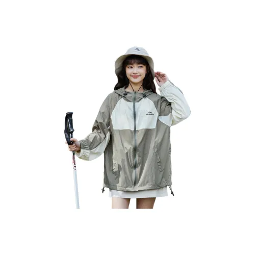 Tonlion Sun Protection Clothing Women's Light Army Green