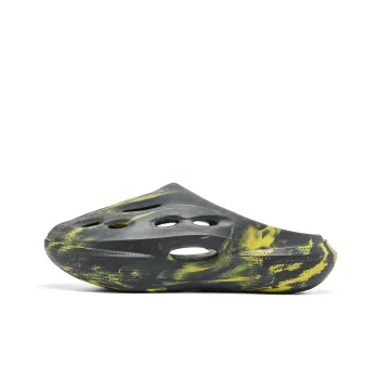 QIAODAN Poison Tooth Slippers Quiet Slip Resistant Abrasion Resistant Quick Dry Slide Slippers Men's Gray Green