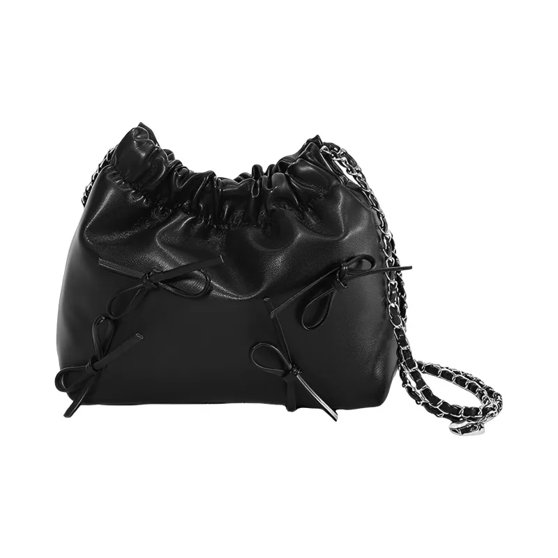 MINLUBAOLUO PU Portable Crossbody Bag Shoulder Bag Regular Women's Silver/Black/Pink/Ecru-8