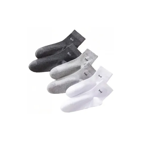 MIIOW Mid Calf Socks Men's 6 Pack