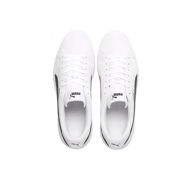 PUMA Smash V2 Buck Wear-resistant And Lightweight Low-Top Skateboard Shoes Unisex White-2