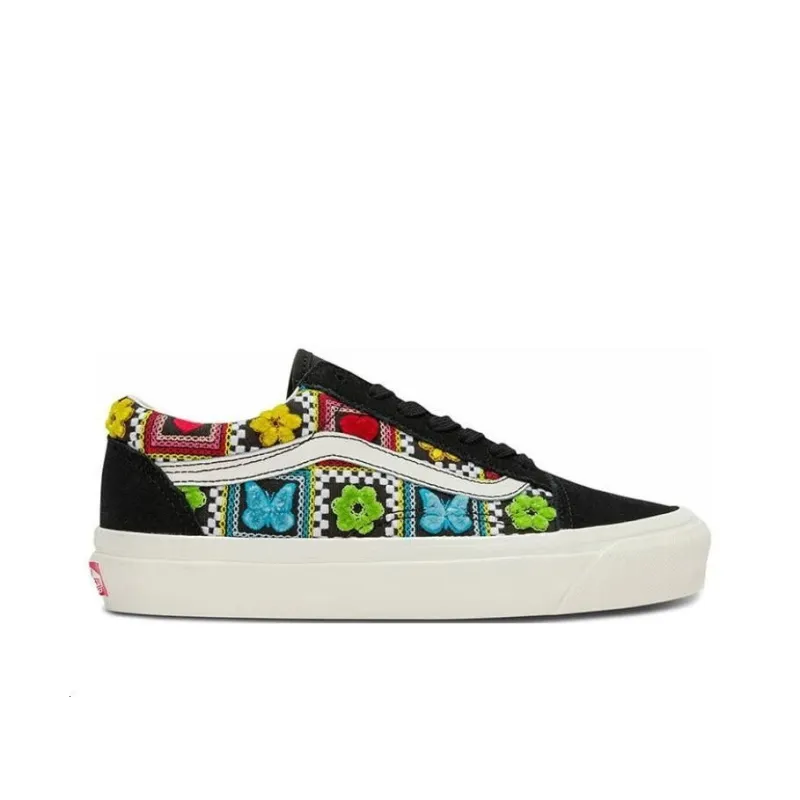 Vans Old Skool 36 Dx Blackwhiteyellow-1