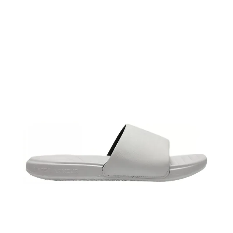 Under Armour Ansa Fixed Slides 'Triple White' Women's-1