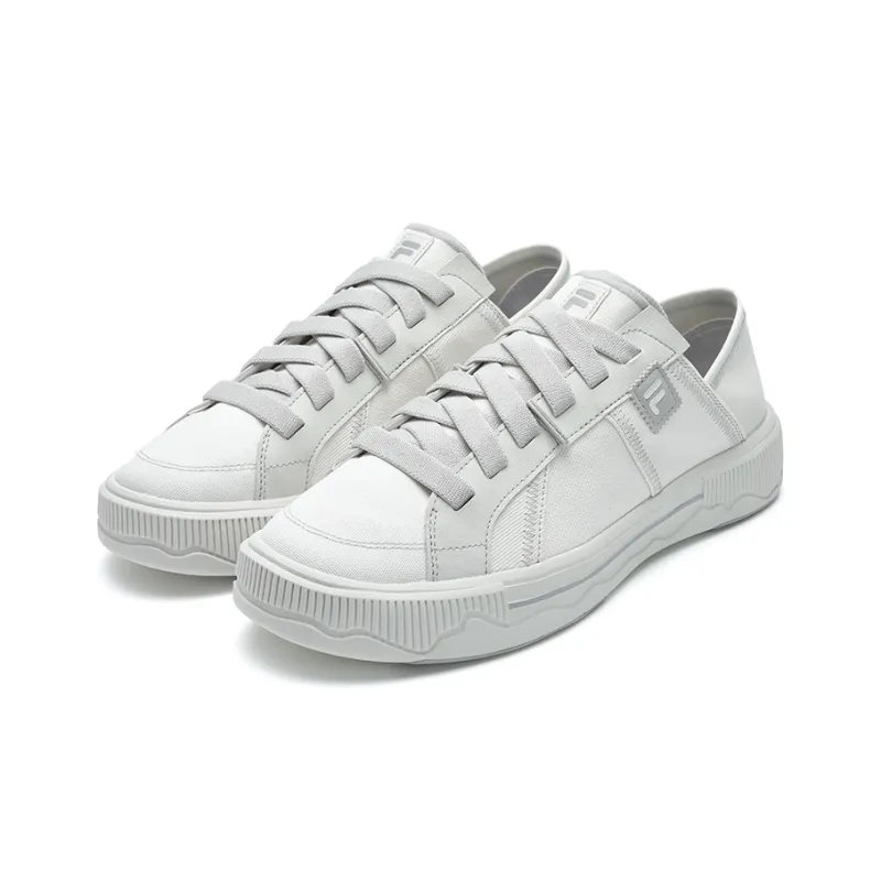 FILA FUSION POP 3 SE Cushioned Slip-Resistant Low-Top Casual Shoes Men's Ivory White-2