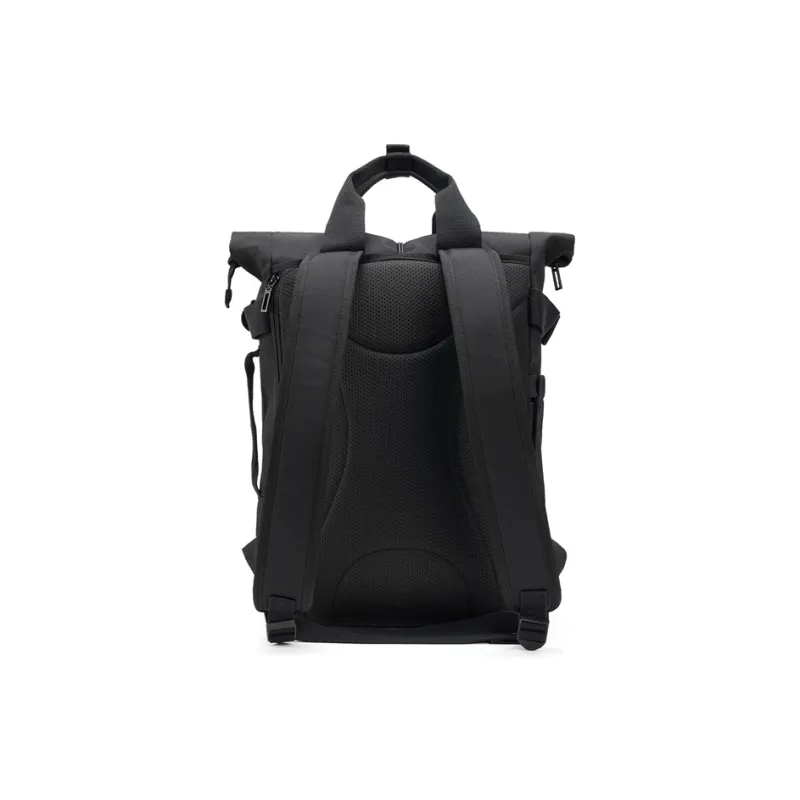 XTEP Fabric Backpack Regular Unisex Black/Light Khaki/Light Brown-2