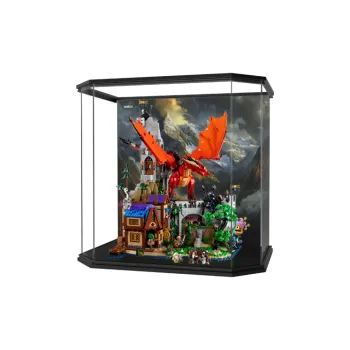KGBOX Dungeons & Dragons Red Dragon Legend Figure Acrylic Display Case Model Accessories