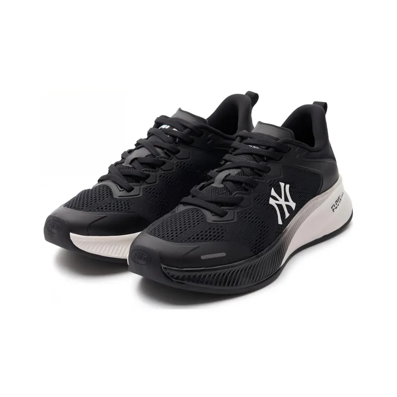 MLB Chunky Runner Ath flow Cushioning Wear Resistant Low Top Running Shoes Unisex Black-1