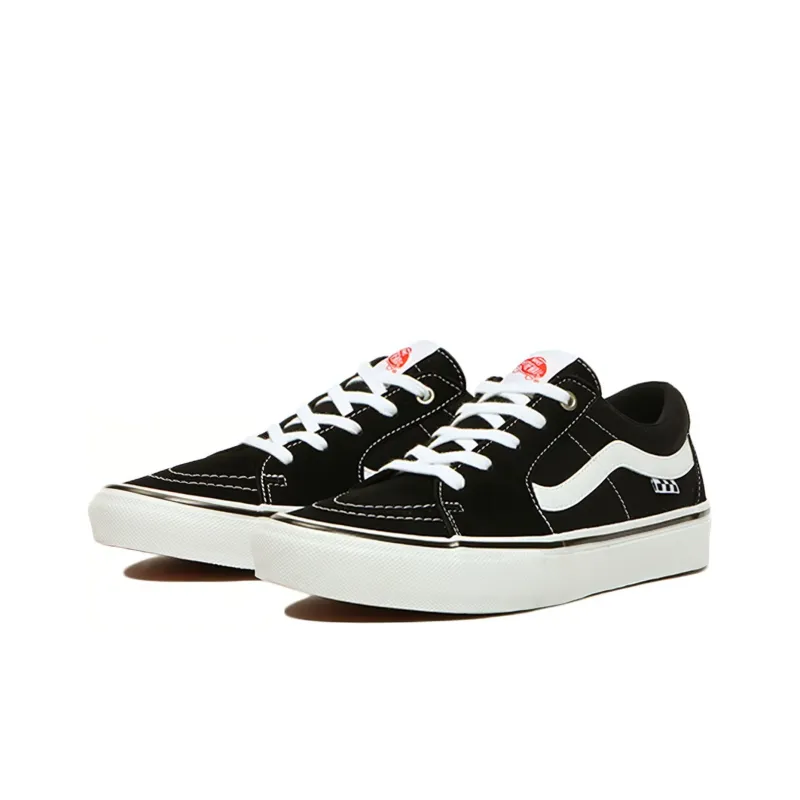 Vans Mn Sk8 Low Black White Checkerboard-1