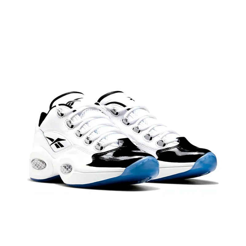 Reebok Question Low White Black Toe-2
