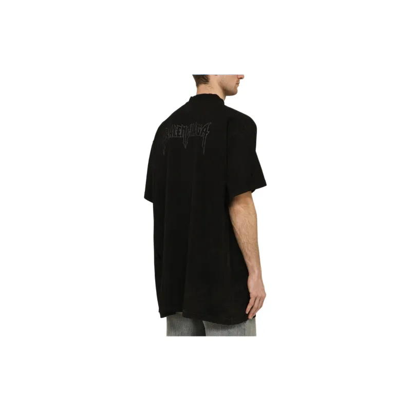 Balenciaga Paris Moon Worn Out Oversized T Shirt-1