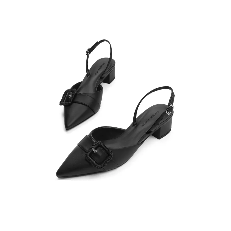 CHARLES&KEITH Small CK Strap Sandals 3.7cm Women's-5