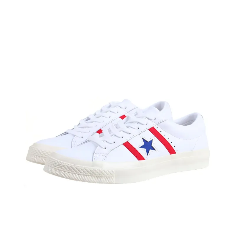 Converse One Star Academy Low 'White Blue Red'-2