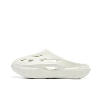 QIAODAN Poison Tooth Slippers Clogs Men's Birch White