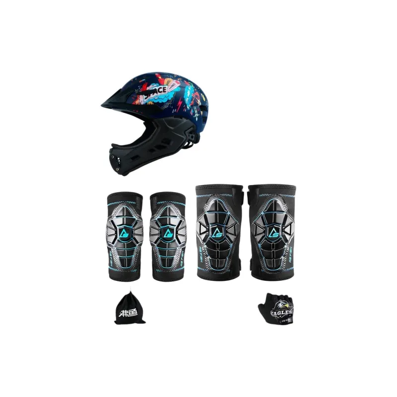 AS FISH Roller Skating Protective Gears-21
