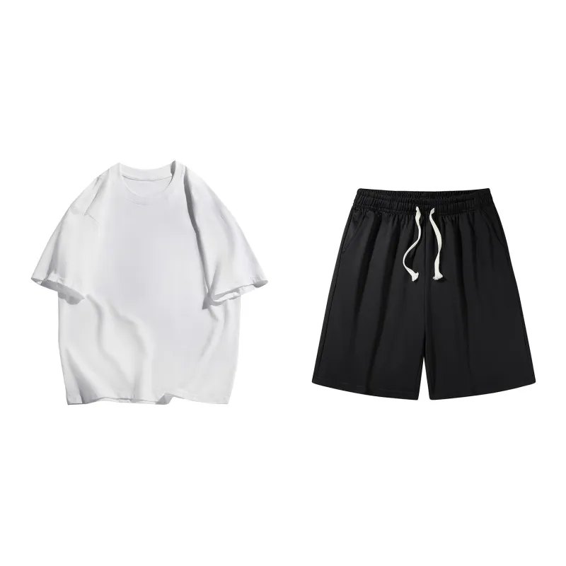 Jean West Casual Shorts Unisex Black-3